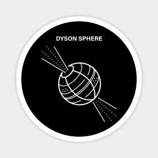 Dyson Sphere Scientific Concept Magnet